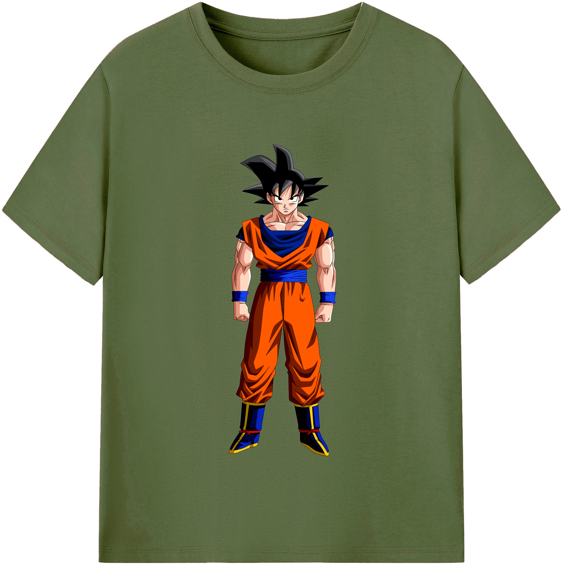 （画像用） ドラゴンボール 孫悟空（そん ごくう）Son Goku カカロット DRAGON BALL Kakarotto 綿100％半袖Tシャツ（フロントプリント）